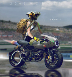 rhubarbes:  ArtStation - CAFE RACER , by