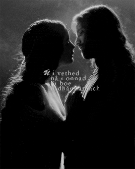 rhivendell:middle-earth meme: two couples [½] ->arwen and aragorn For a moment Aragorn gazed in s