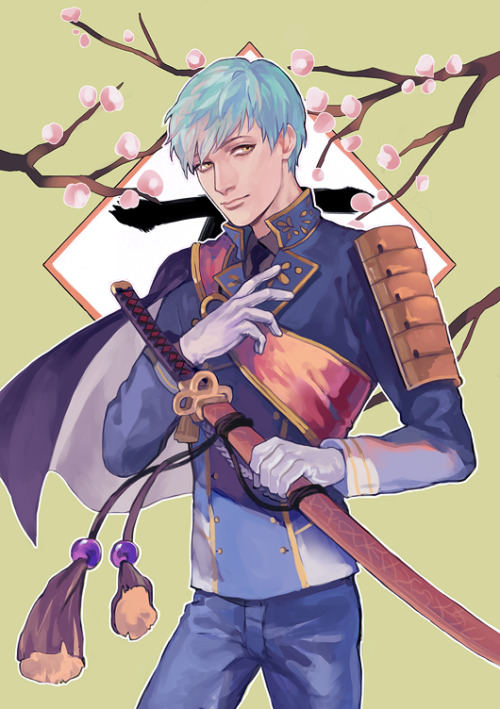 some touken prints i drew for Doujima :’) I’ll be at B32 I’ll have some postc