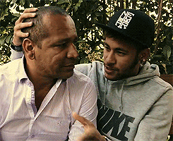 neeymar-jr:  Neymar with his father. 