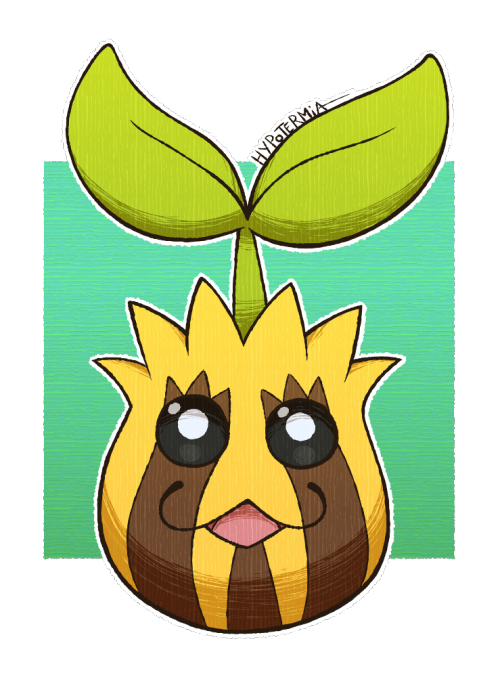 December Pokémon Challenge 2021, 8/31: Sunkern »They will not eat, subsisting only on morning dew.»(
