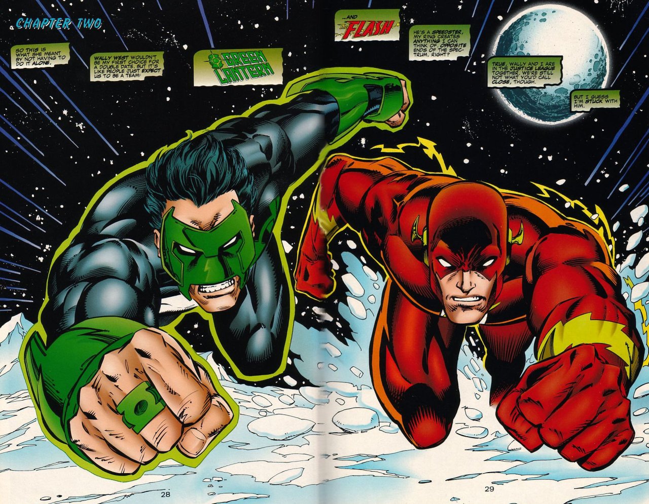 dccomicgye:  Green Lantern &amp; Flash..