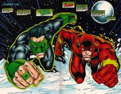 dccomicgye:  Green Lantern & Flash..