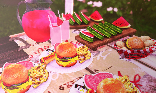 ellemant:  “There’s magic everywhere / Everywhere in the summer.”Summer barbecue f