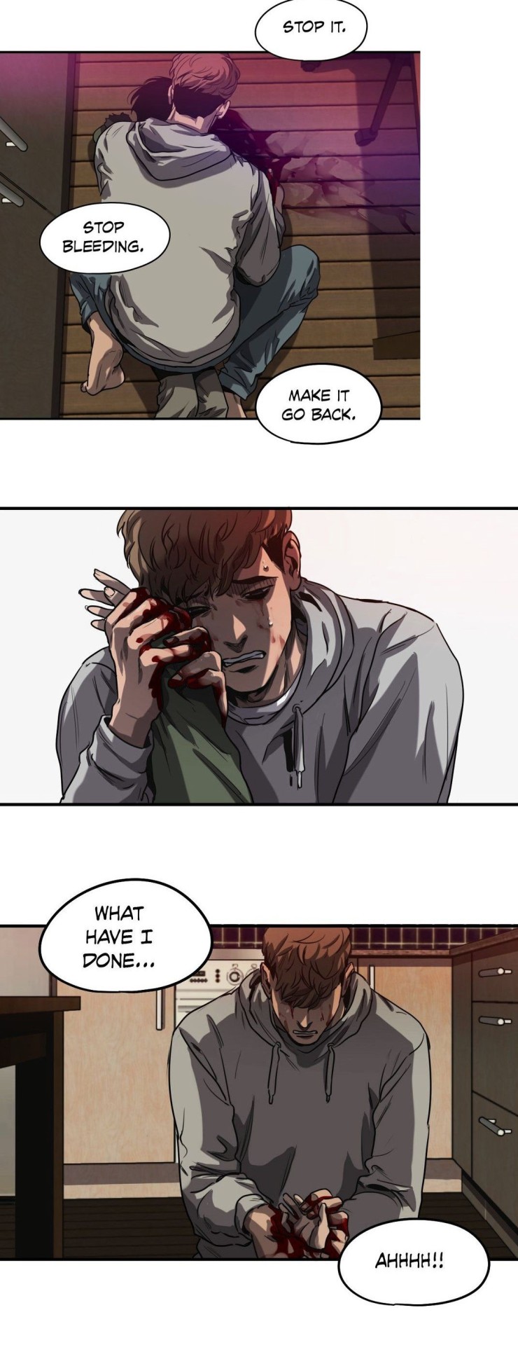 whiteplums-world:  uchiha-n:  I think at chapter 27 Sangwoo was reliving what he