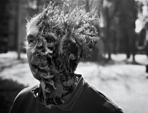 sixtineparis:  littlelimpstiff14u2:   		 			  				 					  	 		Cal Redback’s Unsettling Photographs of People Fused with NatureFor his latest series, French photographer and digital artist Cal Redback  has created slightly unsettling portraits of people