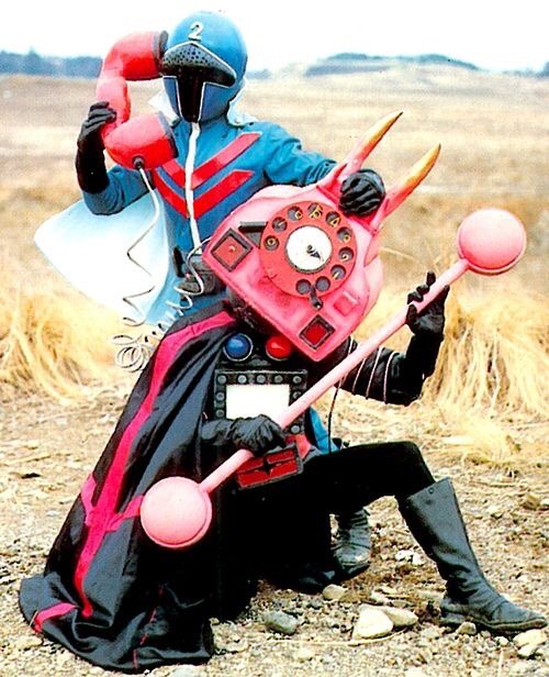 ‪The wonderful world of Tokusatsu villains, part 2. Telephone Mask, Vulva Eye, Television Mask, and 