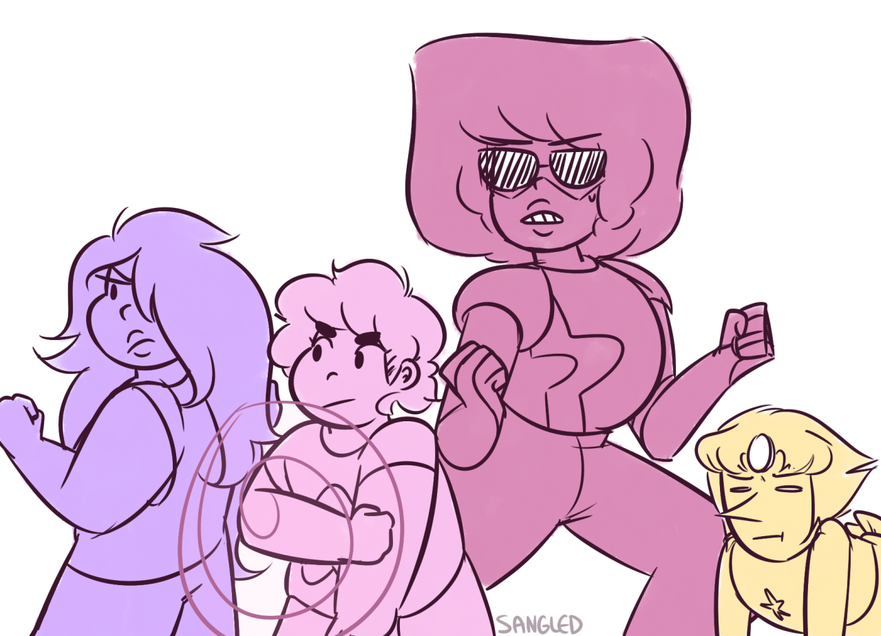sangled: some more screencap redraws part 1 
