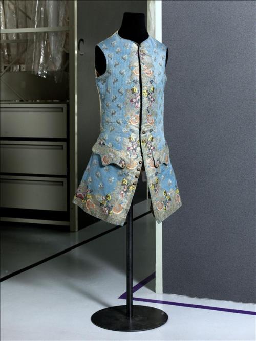 Gentleman’s vest and overcoat, c. 1750 France 