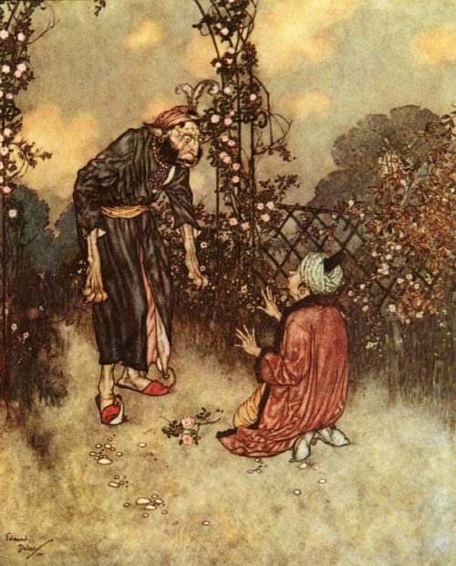He Dropped the Rose - from Beauty and the Beast, Edmund Dulac
