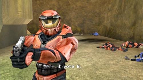 j-jocosplay:Remember when Sarge explained the plot of Season 12 of Red vs Blue back in Season 3?