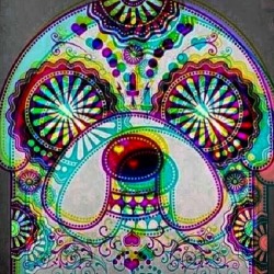 Trippy Jake ♥ #adventuretime #jakethedog #psychedelic