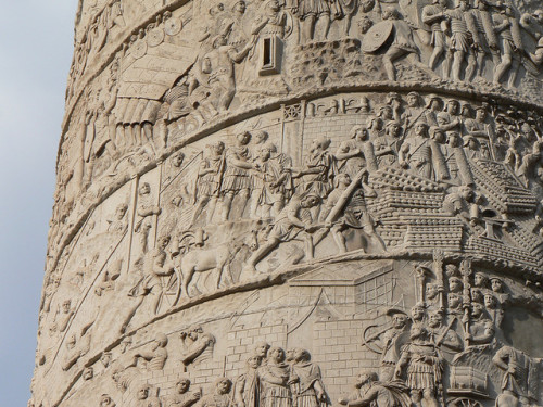 myancientworld: Trajan’s Column was dedicated to the emperor in May 113 AD. It depicts the 1st