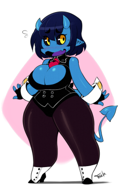 short-blue-imp:  This is Lily.  Get used