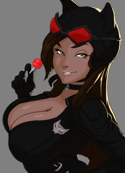 galactic-hero:  A sneaky peek of the a Halloween picI’m doing for my FB banner~meaning i only got this part kinda done 