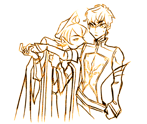 doodles from my twitter but my favorite headcanon so far is lelouch designing the knight of zero fit