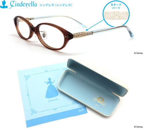 Disney Princess glasses by Zoff. PRICE: 9000円 Source