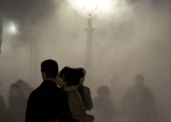 bathedindoubt:  in the fog, paris 