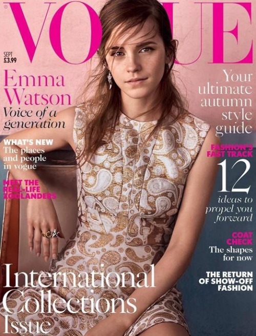 OMGG I’m literally crying! How beautiful! Emma Watson, a preview from British Vogue. Out 6th A