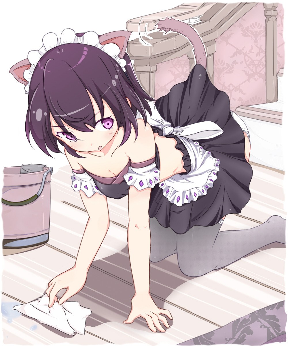 suddenurgeforanime:  Nekomimi maids