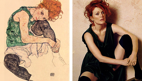 XXX marthajefferson:  Julianne Moore as “Famous photo