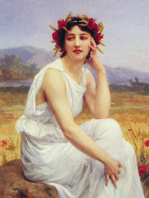 The Muse, Guillaume Seignac (1870-1924)