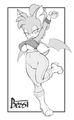 edgeargento:  Commission of Bessi the Bat. 