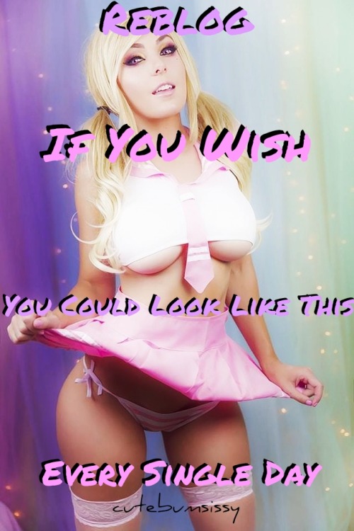 sissibabitee:cutebumsissy:Perfect FemininitySissy Captions DailyI do wish that