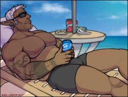 mail-order-superhero:  I MEAN, YEAH PRETTY MUCH. Ceran has been away on Island Time™ all summer. Hittin’ up boardwalks, eatin’ fish, drinkin’ beers, trying to score a boyfriend, the usual!Meanwhile I the writer/artist have been grossly consumed