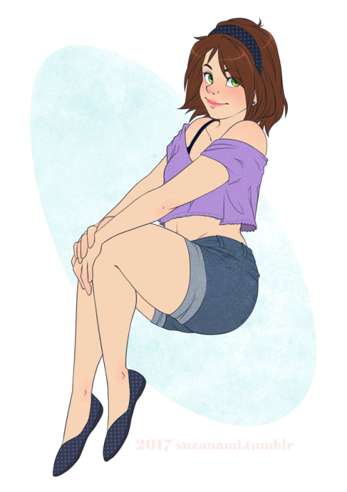 commission from someone on dA of his oc Jenny. she’s soo cute, I loved drawing her!