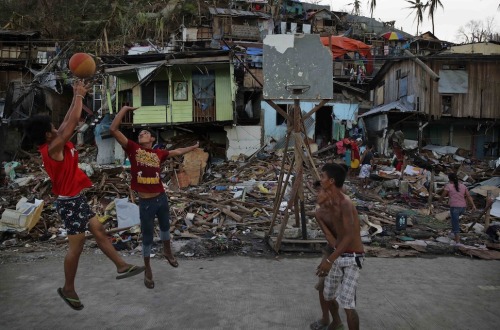 Hoops & hope in Tacloban.via Deadspin