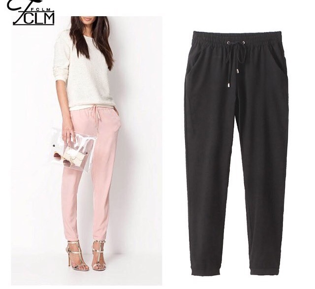 Skinny cargo pants women