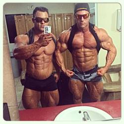 muscles-and-ink:  Dana Baker & Johnny