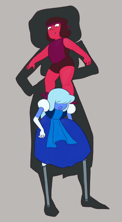 zenstencils:i can;t believe garnet was just two small lesbians inside a trench coat this whole time