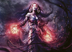 sarkhan-volkswagen:  Faces of the Multiverse: 3/23 Liliana Vess: Wielder of the Chain Veil, and Invoker of the Dark Realms