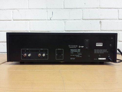 Nakamichi 480 Two Head Stereo Cassette Deck, 1979