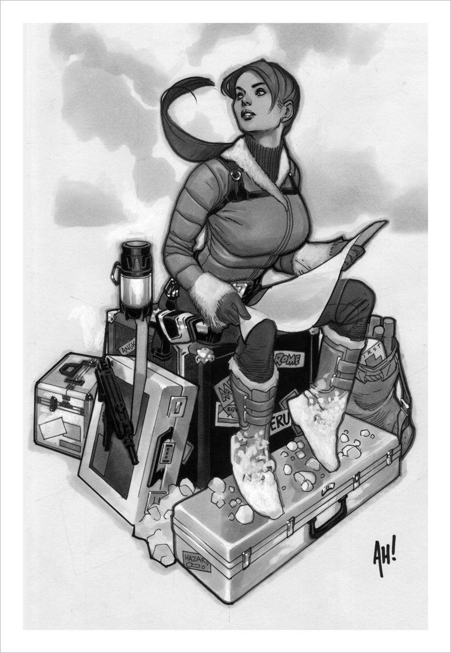 pinuparena:  By Adam Hughes