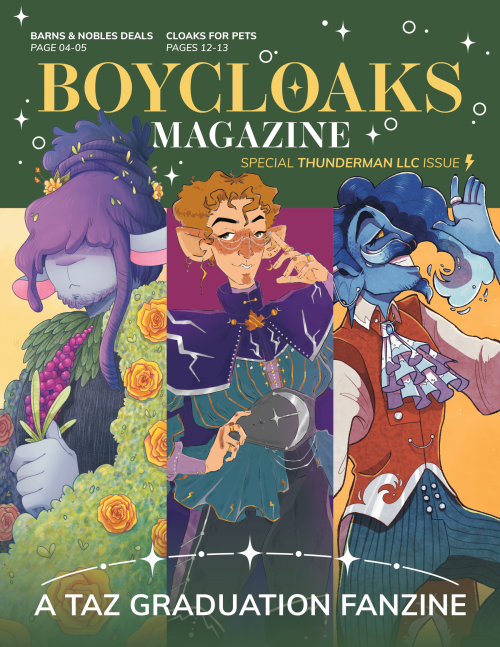 boycloakfanzine: COVER REVEAL! @mcnuggyy @lovegoblinn @neonbo @vanitedrawsGuess what? Just a few mor