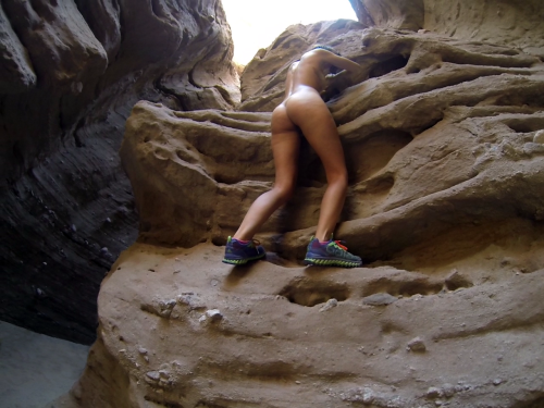 midofsomewhere: We had been to the Painted Slot Canyon in Mecca, CA many times before, but this time
