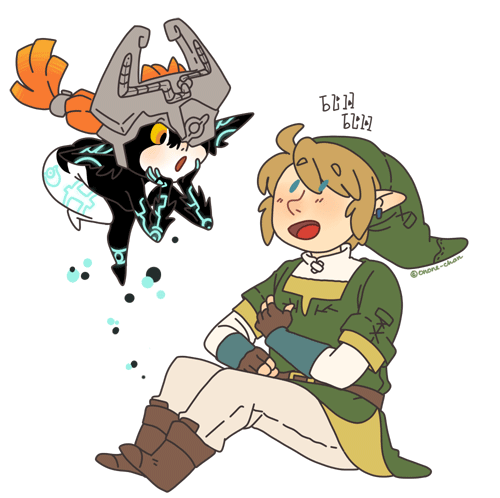 Inimeitiel — GUESS WHO'S BACK. Yeh me. Take a Link and Midna...