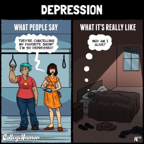 pr1nceshawn:What You Say About Mental Illness vs What You Actually Mean.
