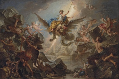 Charles-Antoine Coypel (1694-1752), ‘The Destruction of the Palace of Armida’, 1737“The 