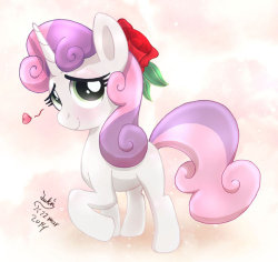 mlpfim-fanart: MLP FIM - Sweet Sweetie Belle 2 Livestream by Joakaha   &lt;3