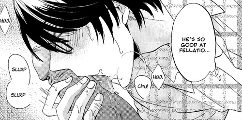 Edi's reading yaoi
