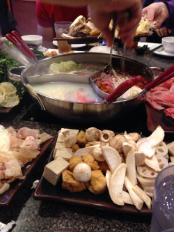 Aaaand we had hot pot for dinner! It was