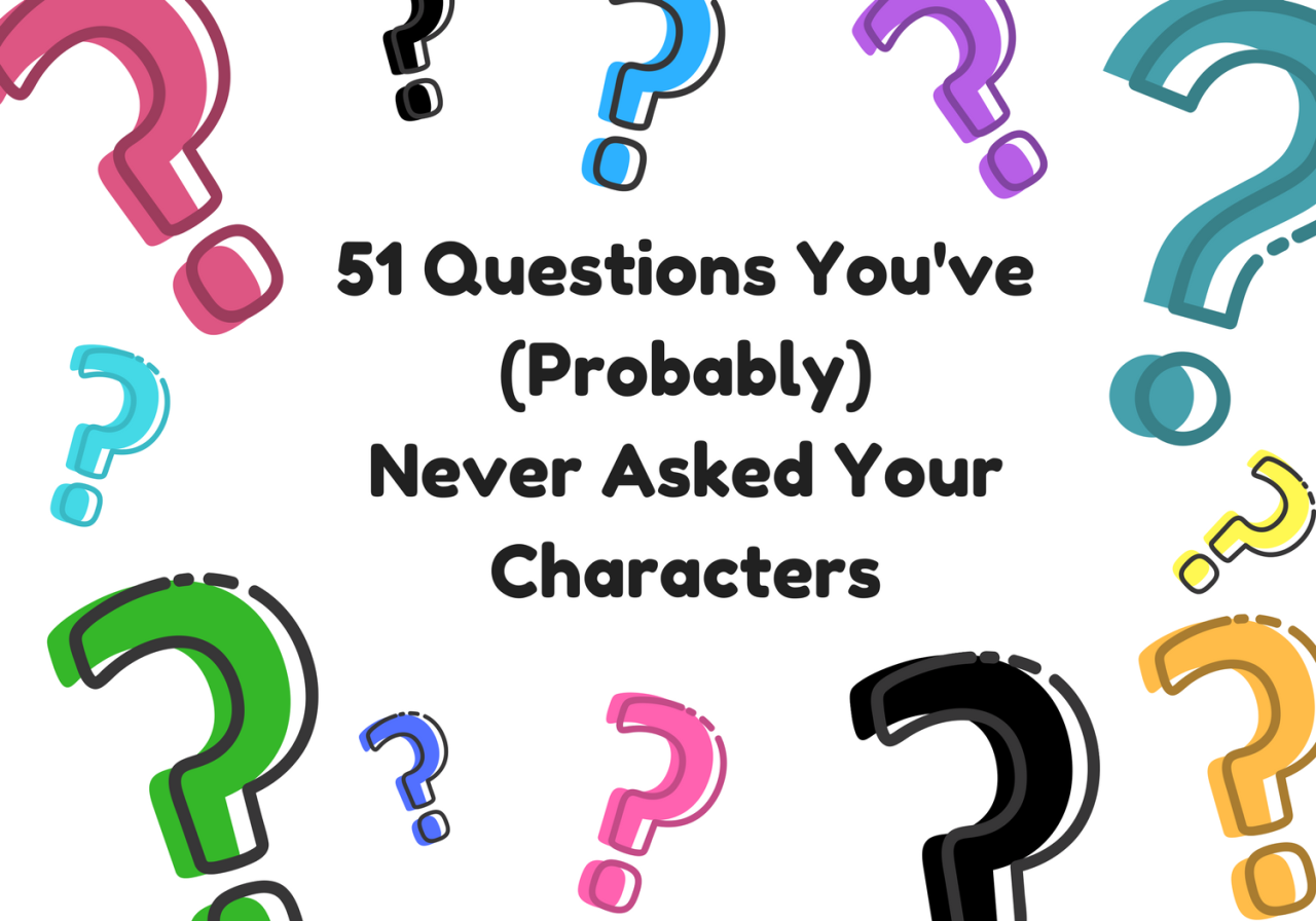 Character Questionnaire. Character questions. Questions about character.