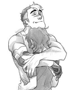 just wanna press my face into shiro’s chest