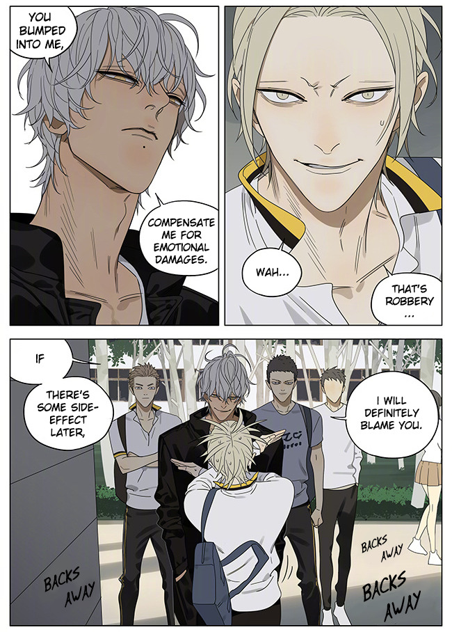 Old Xian update of [19 Days] translated by Yaoi-BLCD. Join us on the yaoi-blcd scanlation