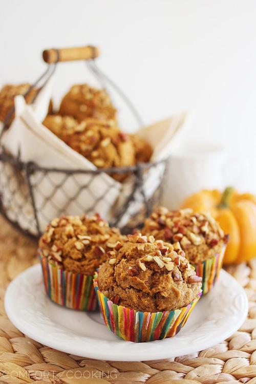 guardians-of-the-food: Soft Whole Wheat Apple Pumpkin Muffins