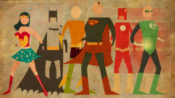 browsethestacks:  Retro Justice League by